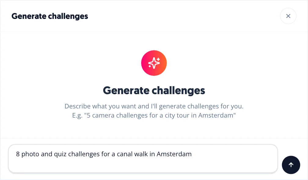 AI challenge generator