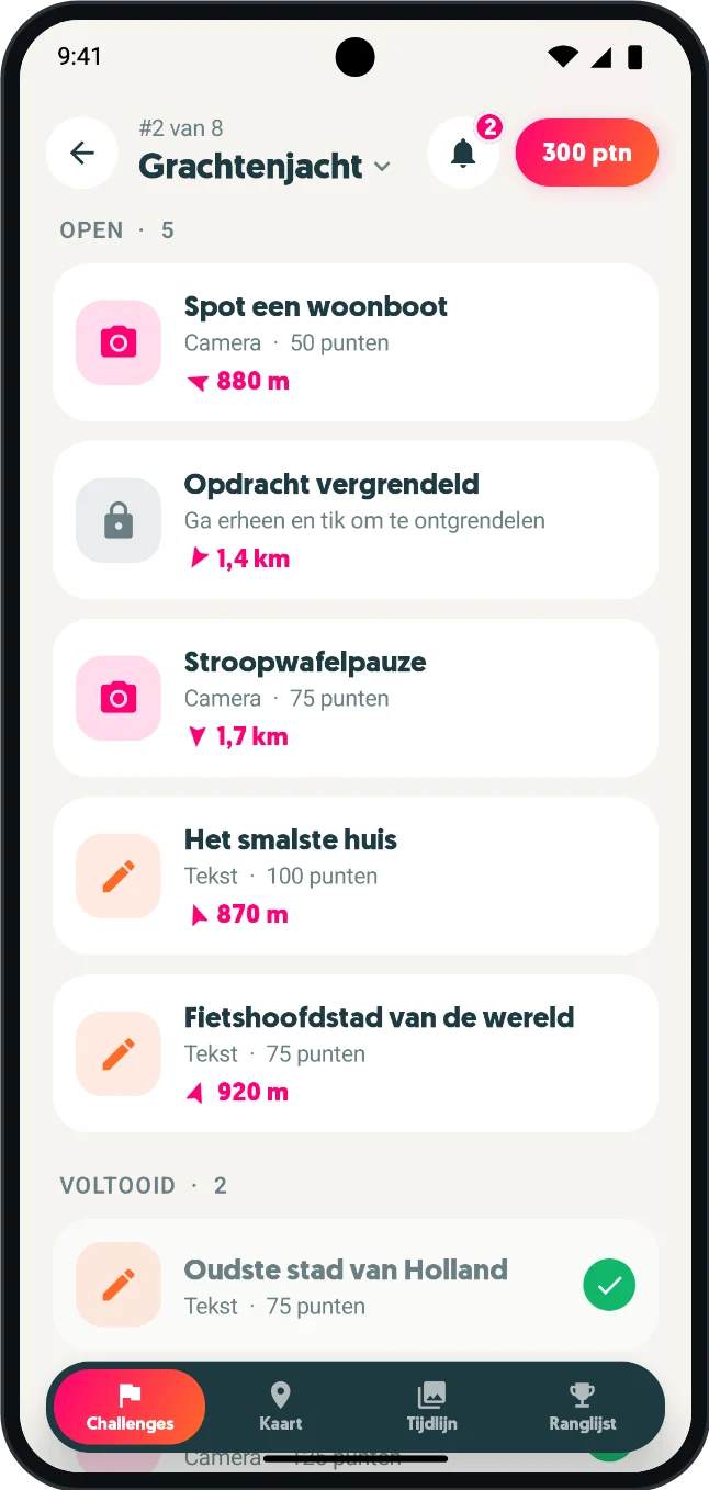 HuntHopper interface mockup