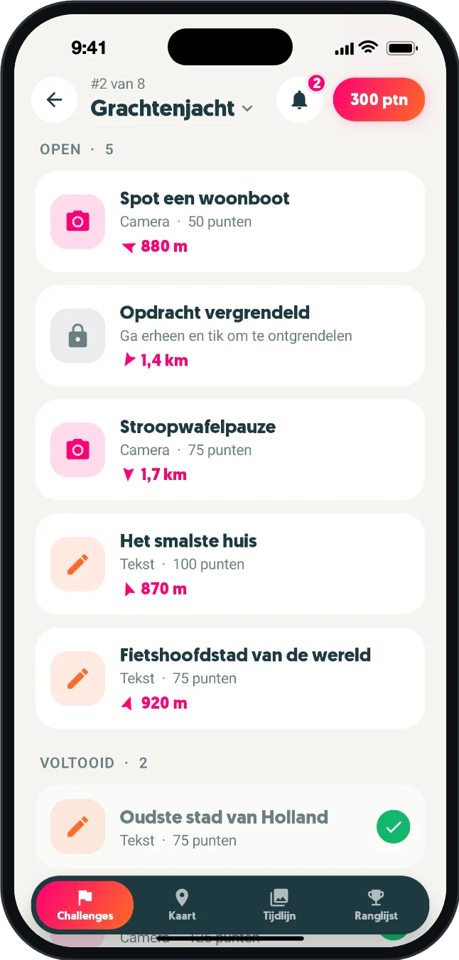 HuntHopper interface mockup